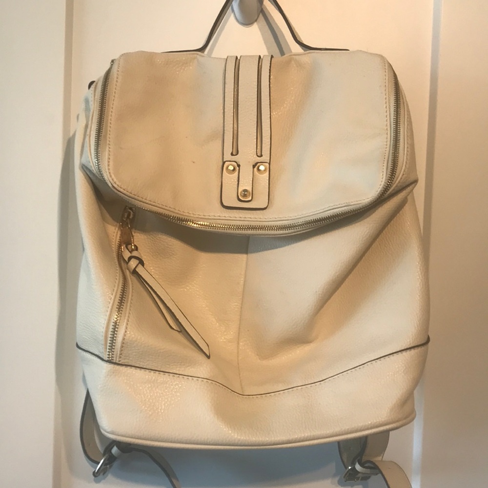 Cream Backpack